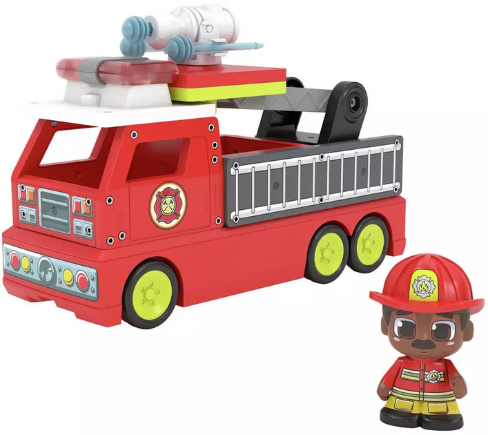 Zestaw zabawek Tile Town Fire Truck 90314 (630996820810) - obraz 5