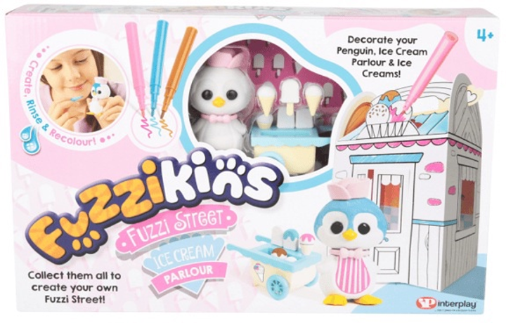 Zestaw zabawek Martinex Fuzzikins Ice Cream Parlour 33011201 (6416550112010) - obraz 2