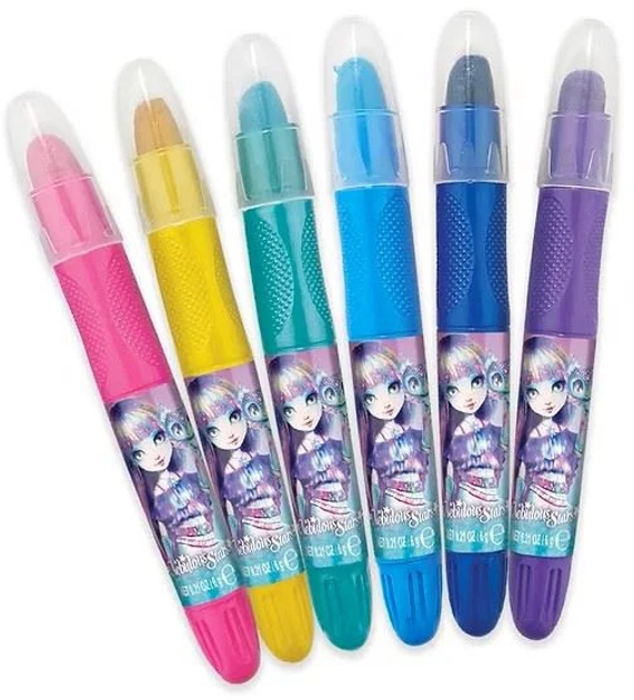 Набір іграшок Nebulous Stars Glitter Hair Chalks 232-11432 (694704114325) - зображення 3
