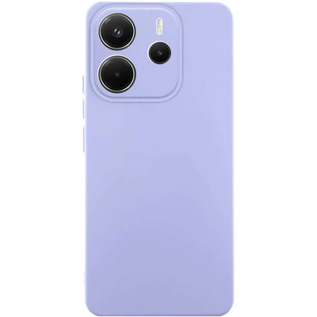 Чохол TPU GETMAN Liquid Silk Full Camera для Xiaomi Redmi Note 14 4G (Int. version) Бузковий / Dasheen - Фото 1 Чохол TPU GETMAN Liquid Silk Full Camera для Xiaomi Redmi Note 14 4G (Int. version) Бузковий / Dasheen - зображення 1