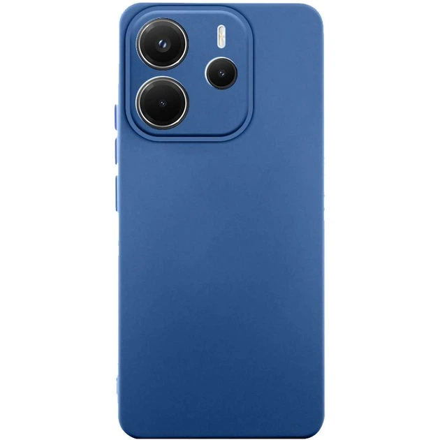 Чохол TPU GETMAN Liquid Silk Full Camera для Xiaomi Redmi Note 14 4G (Int. version) Синій / Navy blue - Фото 1 Чохол TPU GETMAN Liquid Silk Full Camera для Xiaomi Redmi Note 14 4G (Int. version) Синій / Navy blue - зображення 1