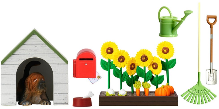 Zestaw zabawek Lundby Garden Set + Doghouse 60509000 (7315626050906) - obraz 2