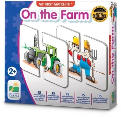 Zestaw zabawek The Learning Journey My First Match it On the Farm 115282 (657092115282) - obraz 1