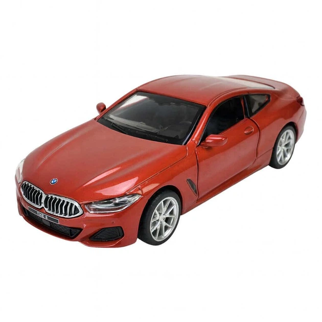 Машинка Автопром BMW M850i Coupé 1:35 червона — металева модель зі
