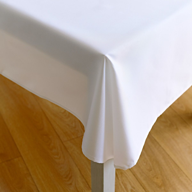 Obrus Homla Basic Lois gładki okrągły dekoracyjny Biały 180 cm (5902869947258) - obraz 7
