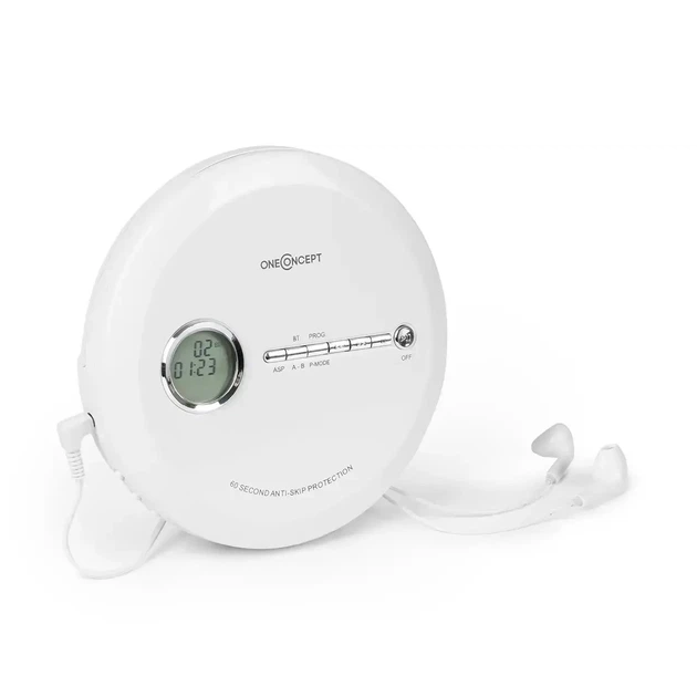 Портативный CD плеер OneConcept CDC 100 Discman MP3-CD ЖК-дисплей - изображение 2