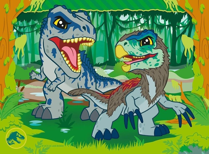 Пазл Ravensburger 4 в 1 Jurassic World Explorers 12/16/20/24 елементи 12004027 (4005555040279) - зображення 4