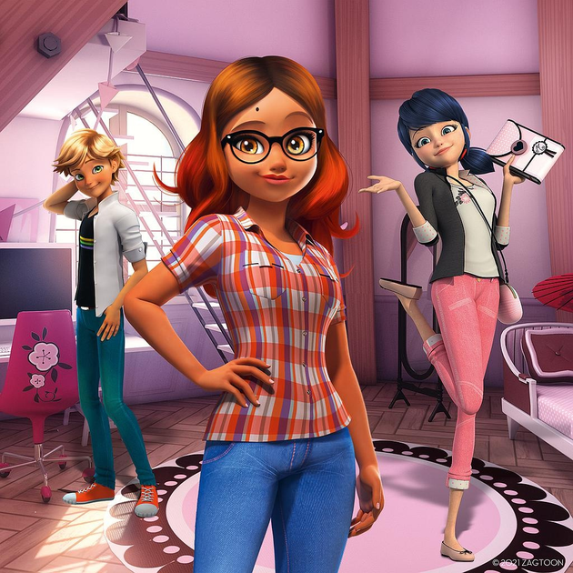 Пазл Ravensburger Miraculous Сонечко і Чорний Кіт 3 x 49 елементів 5189 (4005556051892) - зображення 4