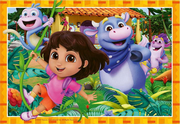 Пазл Ravensburger Nickelodeon Дора пізнає світ 2 x 12 елементів 12004198 (4005555041986) - зображення 2