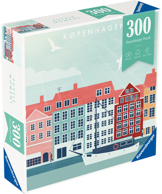 Пазл Ravensburger Moment Копенгаген 300 елементів 12000769 (4005555007692) - зображення 1