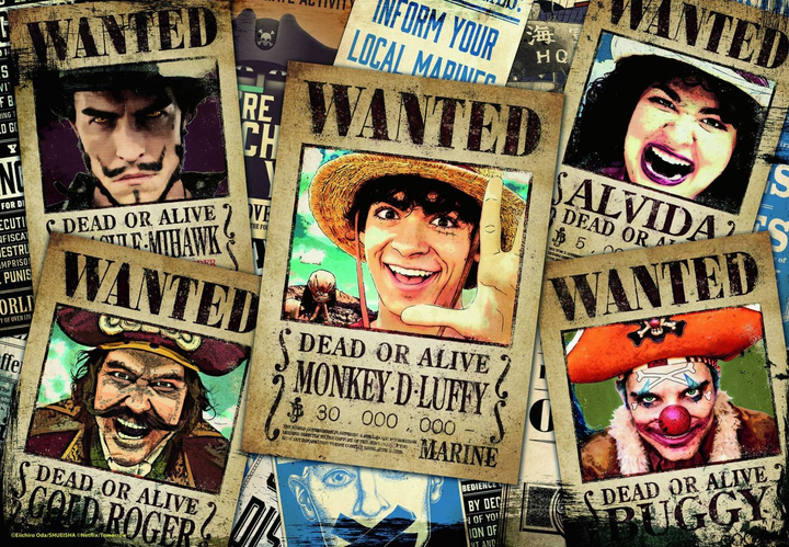 Пазл Ravensburger One Piece: Wanted 300 елементів 12001498 (4005555014980) - зображення 2