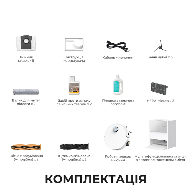 Робот-пылесос моющий Dreame Aqua 10 Ultra Roller Complete White - изображение 17