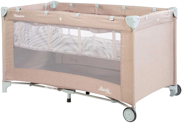 Дитяче ліжечко Caretero Basic Plus Бежеве (5903076300355) - зображення 2