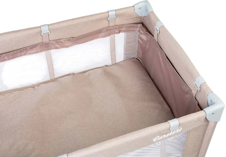 Дитяче ліжечко Caretero Basic Plus Бежеве (5903076300355) - зображення 3