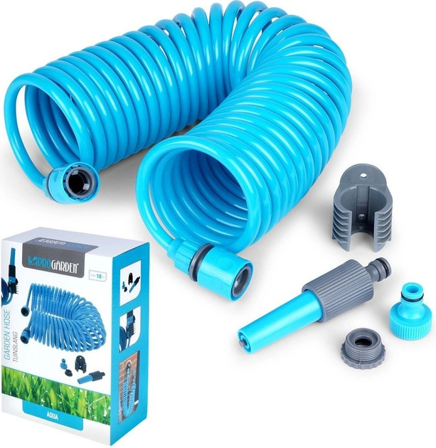 Wąż ogrodowy ProGarden rozciągliwy spiralny 10 m (8720573045124) - obraz 9