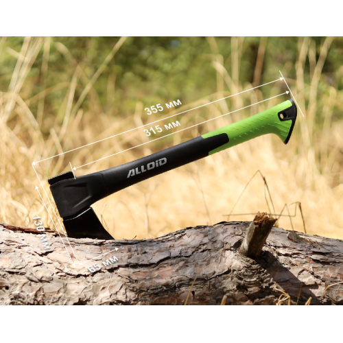 Alloid Pro. Сокира, ручка з фібергласу 450 г, 35см (AX-1435) - зображення 4
