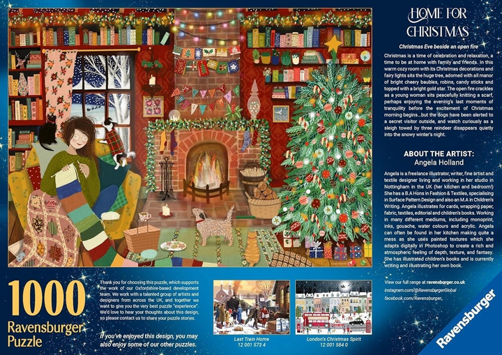 Пазл Ravensburger Магія Різдва 1000 елементів 12001465 (4005555014652) - зображення 3