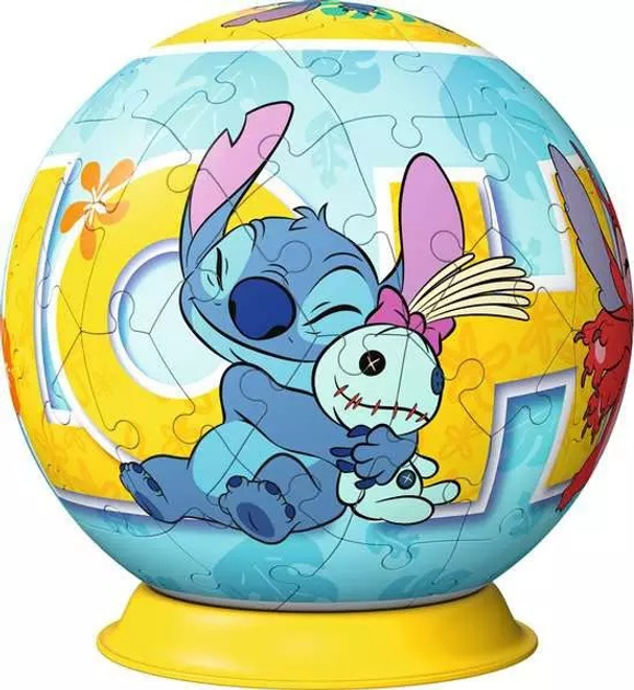 Пазл 3D Ravensburger Куля Stitch 72 елементи 11596 (4005556115969) - зображення 2