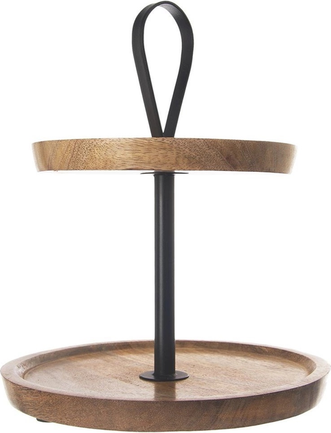 Двоярусна тортівниця Orion дерев'яна 30 см (8592381188696) - зображення 3