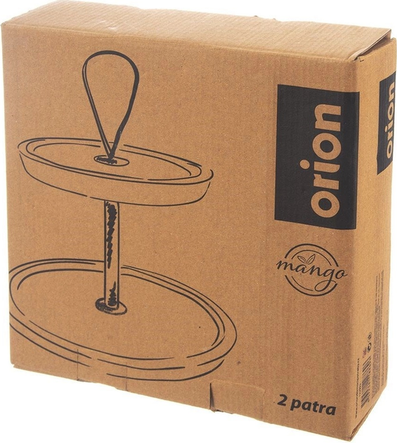 Двоярусна тортівниця Orion дерев'яна 30 см (8592381188696) - зображення 6