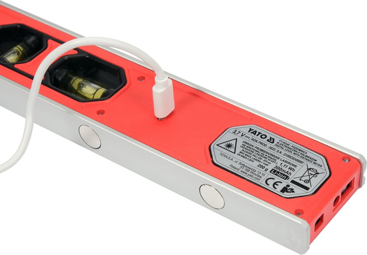 Poziomnica YATO Torpedo z dalmierzem laserowym (YT-30340) - obraz 10