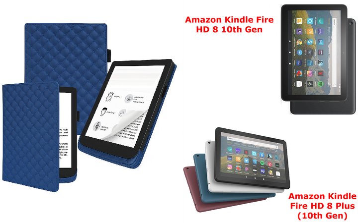 Чехол CRAYTON для Amazon Kindle Fire HD 8 10th Gen, Fire HD 8 Plus (10th Gen) – стиль, защита, цвет Karos Blue - Фото 1 Чехол CRAYTON для Amazon Kindle Fire HD 8 10th Gen, Fire HD 8 Plus (10th Gen) – стиль, защита, цвет Karos Blue - изображение 1