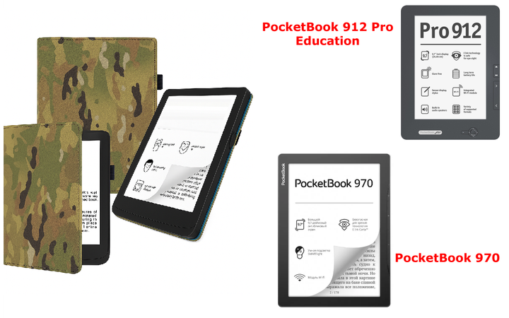 Чехол CRAYTON для PocketBook 912, 970 – стиль, защита, цвет Multikam - Фото 1 Чехол CRAYTON для PocketBook 912, 970 – стиль, защита, цвет Multikam - изображение 1
