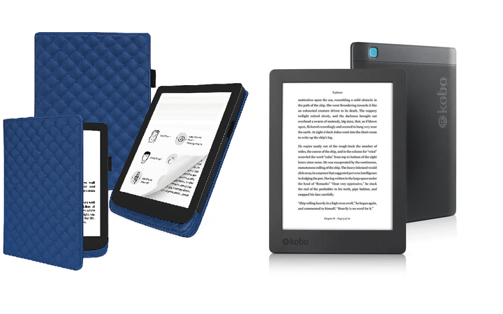 Чехол CRAYTON для Kobo Aura Edition 2 – стиль, защита, цвет Karos Blue - Фото 1 Чехол CRAYTON для Kobo Aura Edition 2 – стиль, защита, цвет Karos Blue - изображение 1