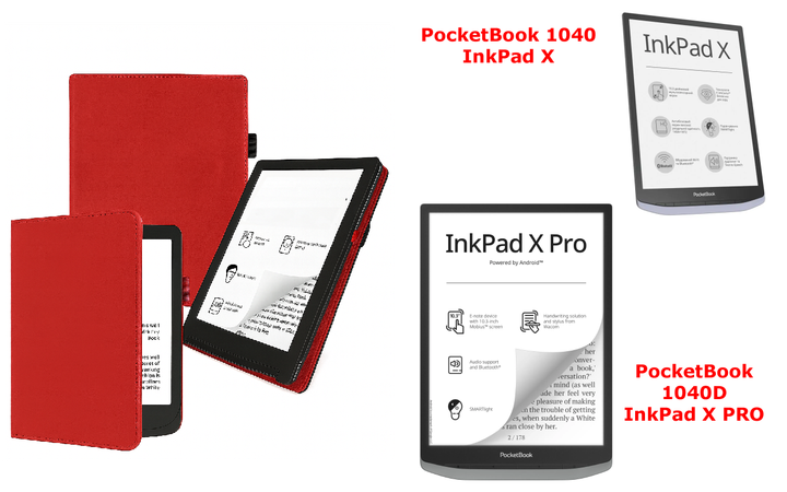Чехол CRAYTON для PocketBook 1040, 1040 Pro – стиль, защита, цвет Red - Фото 1 Чехол CRAYTON для PocketBook 1040, 1040 Pro – стиль, защита, цвет Red - изображение 1