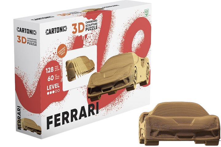 3D пазл картонний Cartonic Феррарі CARTFER (4820191133198) - зображення 6
