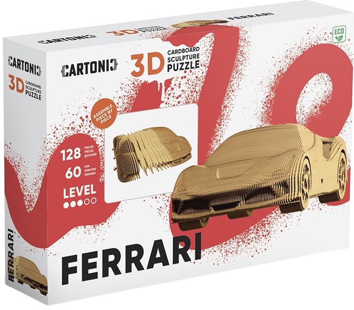 3D пазл картонний Cartonic Феррарі CARTFER (4820191133198) - зображення 7