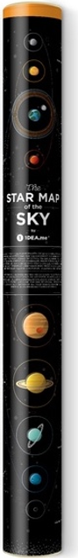 Mapa zdrapka gwiaździstego nieba 1DEA.me Star Map of the Sky SMS (4820191130333) - obraz 6