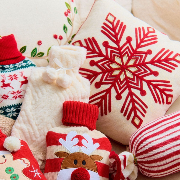 Poszewka Homla Starlight z gwiazdą Beżowa 45 x 45 cm (5906496709333) - obraz 5