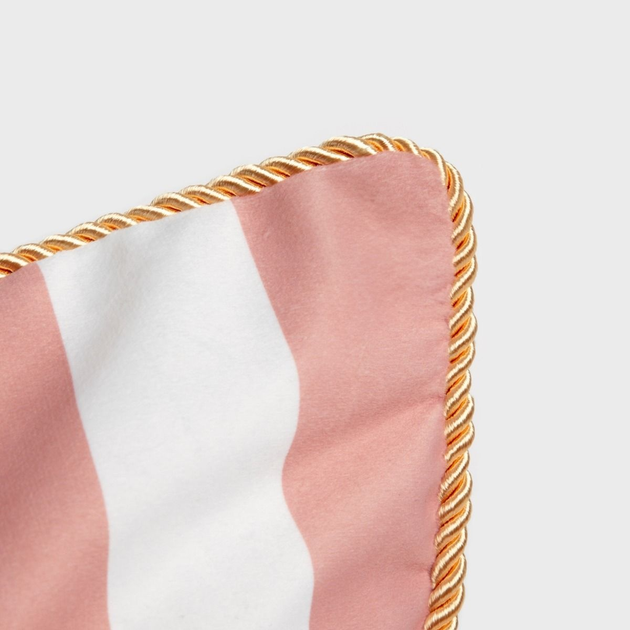 Наволочка Homla Monroe Carnival з зображенням і золотою облямівкою рожева 45 x 45 см (5906496723322) - зображення 5