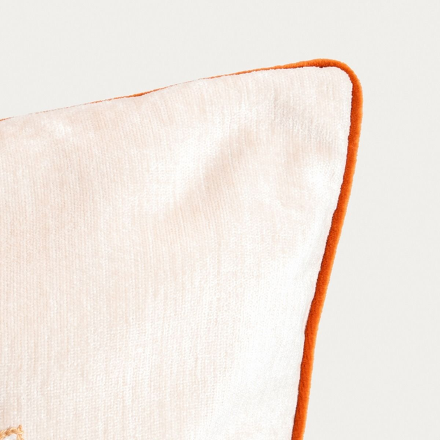 Poszewka Homla Automne z jesienną aplikacją Beżowa 45 x 45 cm (5906496749087) - obraz 5