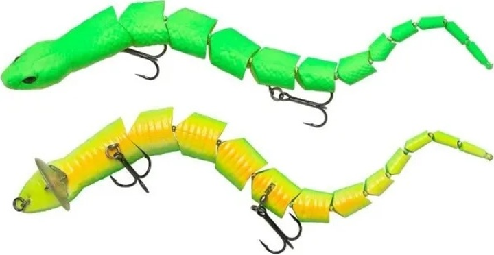 Воблер Savage Gear 3D Snake 20 см 25 г Плаваючий 03-Green Fluo (SAV-62009) - зображення 2