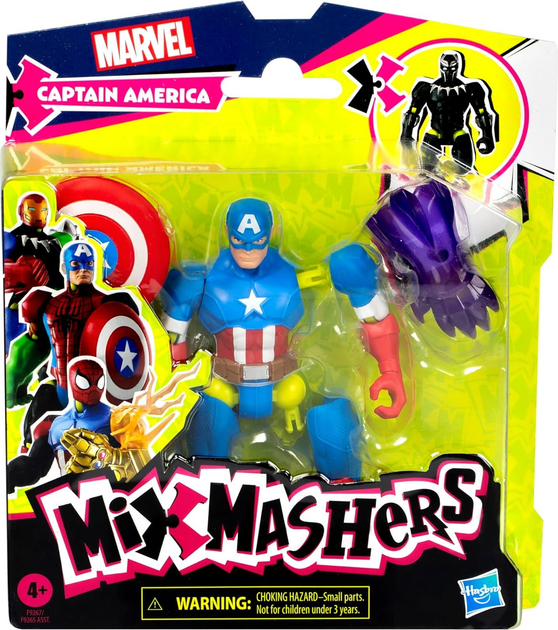 Фігурка Hasbro Marvel Avengers Mixmashers Captain America 12 см F9267 (5010996247759) - зображення 1