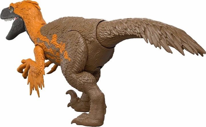 Фігурка Mattel Jurassic World Rebirth Wild Roar Utahraptor 17 см JGC80 (194735310791) - зображення 4
