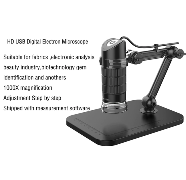 Цифровой микроскоп электронный USB 1000Х для телефона, смартфона, ноутбука, ПК, пайки FE45 - Фото 4 Цифровой микроскоп электронный USB 1000Х для телефона, смартфона, ноутбука, ПК, пайки FE45 - изображение 4