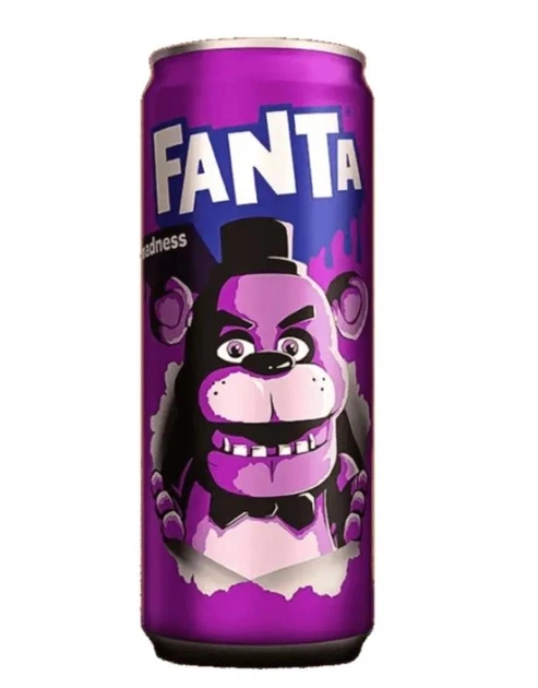 Газований напій Fanta Madness Freddy Fazbear Halloween 330мл від