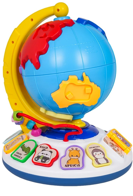 Globus interaktywny Poznaj Świat 23 x 27 cm ZDZ.QX-9301 (5903864971842) - obraz 6