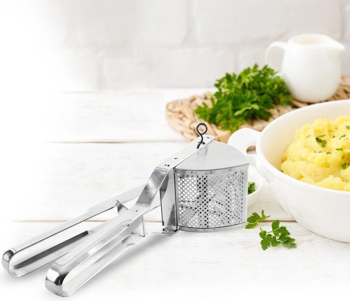 Praska do ziemniakow Orion stalowa 30 x 12 x 9.5 cm (8592381128036) - obraz 3