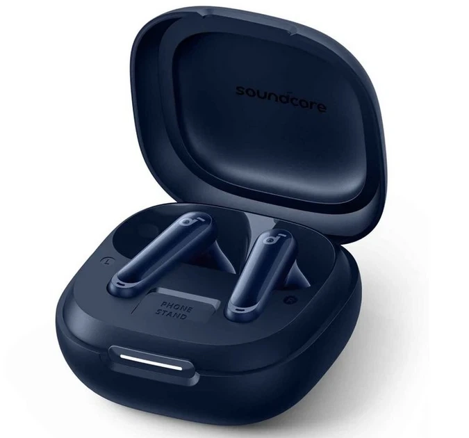 Бездротові навушники Anker SoundCore P40i, Blue, ANC, IPX5, 60Н, Multipoint - Фото 4 Бездротові навушники Anker SoundCore P40i, Blue, ANC, IPX5, 60Н, Multipoint - зображення 4