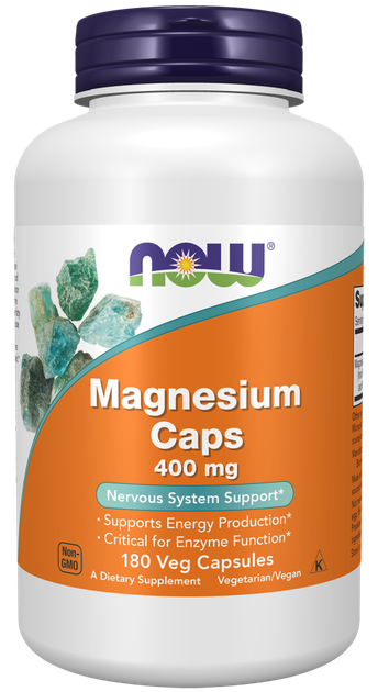 Suplement diety Now Foods Magnez 400 mg 180 kapsułek (733739012838) - obraz 1