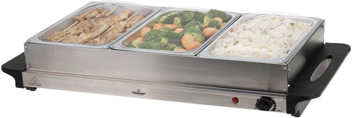 Podgrzewacz elektryczny do potraw Excellent Electrics z 3 pojemnikami 2 l (8718158102331) - obraz 3