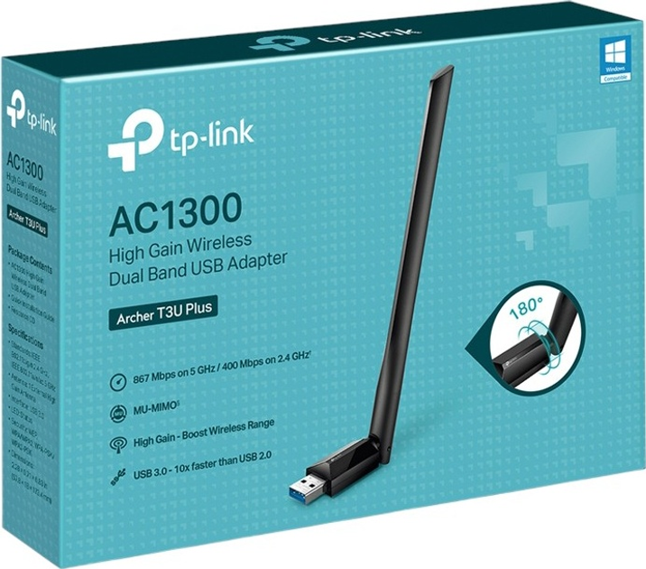 Adapter Wi-Fi TP-LINK Archer T3U Plus - obraz 4