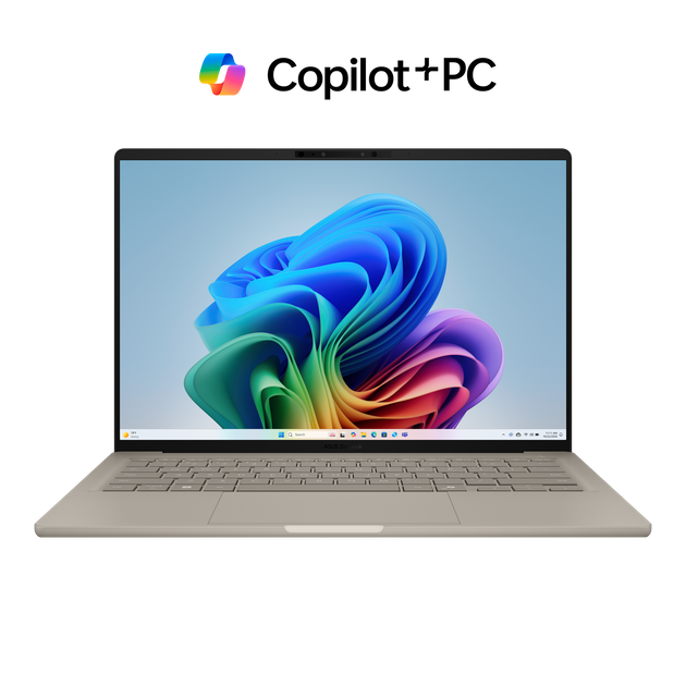 Ноутбук ASUS Zenbook A14 UX3407RA Snapdragon® X Elite X1E 78 100 до 3, 4 ГГц, 14 дюймов, WUXGA, OLED, 32 ГБ LPDDR5X, 1 ТБ SSD, графический Qualcomm® Adreno™, Windows 11 Pro, Zabriskie Beige - Фото 4 Ноутбук ASUS Zenbook A14 UX3407RA Snapdragon® X Elite X1E 78 100 до 3, 4 ГГц, 14 дюймов, WUXGA, OLED, 32 ГБ LPDDR5X, 1 ТБ SSD, графический Qualcomm® Adreno™, Windows 11 Pro, Zabriskie Beige - изображение 4