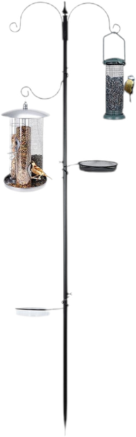 Stojak na karmniki dla ptaków Progarden czarmy 189 cm (8720573390385) - obraz 5