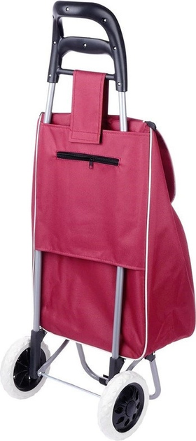 Візок з сумкою для покупок Orion бордовий 30 л (8592381151249) - зображення 7