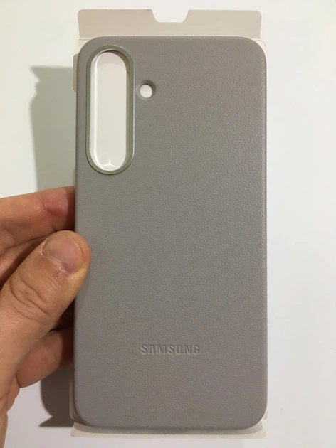 Чохол протиударний шкіряний Kindsuit Cover Case для Samsung Galaxy S25 Plus (6.7") Grey S936 - зображення 3